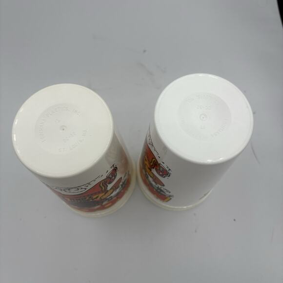 Hardee’s Coca Cola Collect Souv Cup 1987 The Moose Tennis Running Lot of 2 C2 - Picture 7 of 8